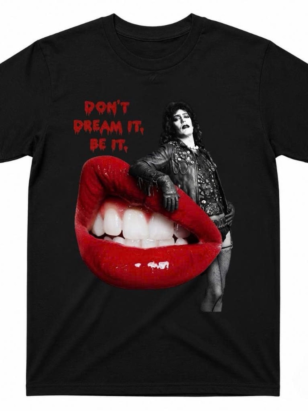 Tim Curry Gildan Shirt Black Graphic Tee